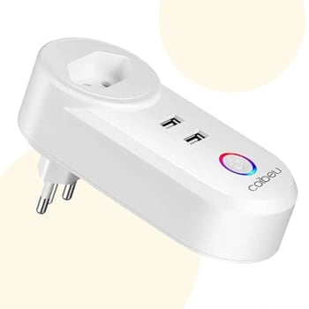 Tomada inteligente WiFi, Smart Plug Sem Fio Doméstica Multifuncional, Controle Remoto de Eletrodomésticos Por Telefones Celulares, Interruptor Cronometrado, Controle Por Voz, Compatível Com Alexa Google (LSPA2)