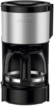 Cafeteira Filtro Perfectta 600ml Cfpi Arno Perfectta Preto E Inox 110v