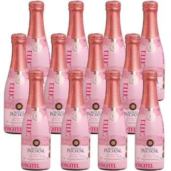 Mini Espumante Monte Paschoal Moscatel Rose 12x187ml - Espumante - Magazine Ofertaesperta