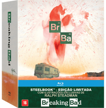 Blu-Ray Breaking Bad - A Coleção Completa - Steelbook - Edição Limitada - 16 Discos 