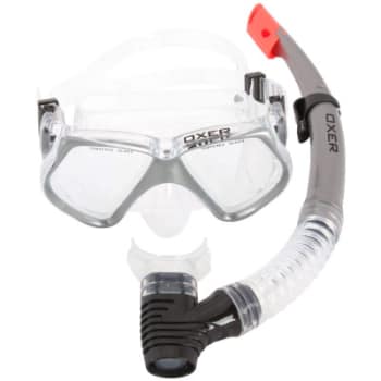 Kit de Mergulho: Snorkel e Máscara de Mergulho Oxer Pro Silicone - Adulto