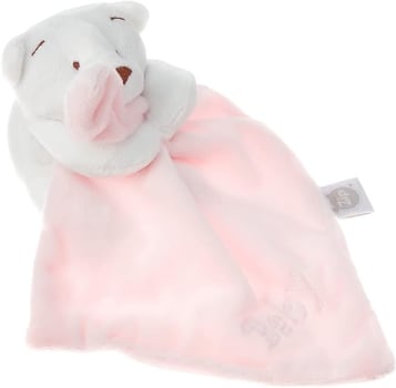 Zip Mini Blanket Urso Rosa Bebê