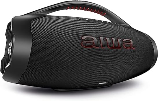 AIWA, Caixa De Som Boombox BBS01, 200W RMS, IP66 Com Alça