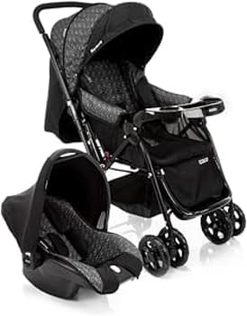 Cosco Kids, Travel System Reverse, Preto Rajado