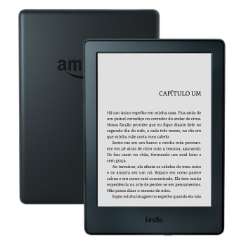 Kindle (cor preta) com tela sensível ao toque e Wi-Fi, 8a. Geração