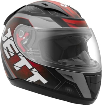 Pro Tork Capacete Jett Modelo Evo Line Fosco Tam.56 Vermelho, Multicor