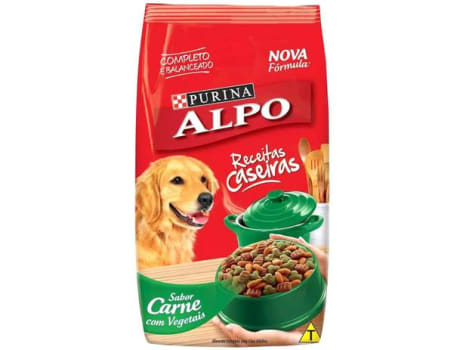 Ração para Cachorro Alpo Receitas Caseiras Adulto - Carne Grelhada com Vegetais 10,1kg - Magazine Ofertaesperta
