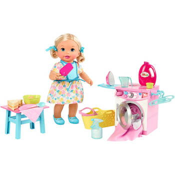 Little Mommy Hora de Comer e Lavar FLC04 - Mattel