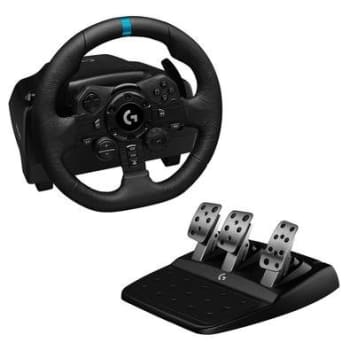 Volante Logitech G923 para PS5 PS4 e PC com Force Feedback TRUEFORCE Pedais Responsivos Launch Control - 941-000148