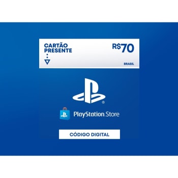 R$70 PlayStation Store - Cartão Presente Digital