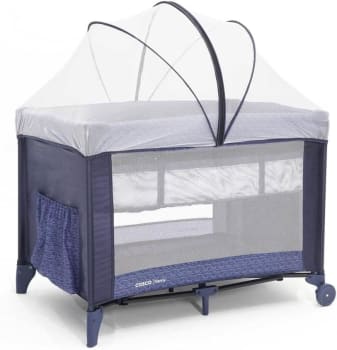 Cosco Kids Berço Nanny 0 a 18kg Azul Rajado