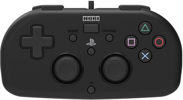 PS4 Mini Wired Gamepad (Black) By HORI - Officially Licensed By Sony