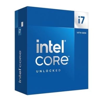 Processador Intel Core i7-14700K 14ª Geração 5.6 GHz Max Turbo Cache 33MB 20 Núcleos 28 Threads LGA1700 - BX80