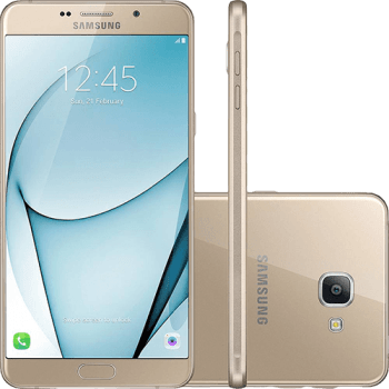 Smartphone Samsung Galaxy A9 Dual Chip Android 6.0 Tela 6" Octa-Core 1.8 Ghz 32GB 4G Câmera 16MP - Dourado