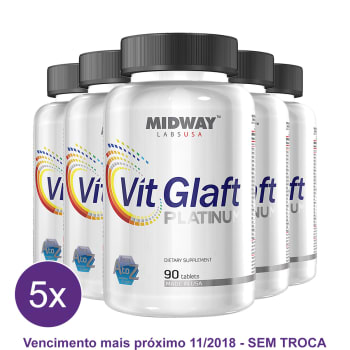 Kit Midway 5x Vit Glaft Platinum 90 Tabs