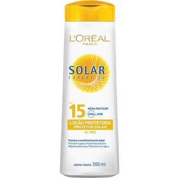 Protetor Solar Expertise Loção FPS 15 200ml - L'Oréal Paris