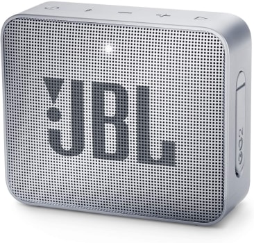  Alto-falante Bluetooth sem fio portátil JBL GO 2, Cinza, 4.3 x 4.5 x 1.5 