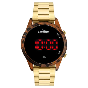 Relógio Feminino Digital Condor COJHS31BAH7S - Dourado