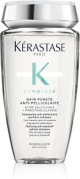 Kérastase Shampoo Symbiose Bain Pureté Anti-Pelliculaire, Cabelos com caspa, Anticaspa, Ácido Salicílico, Bifidus, Piroctone Olamine, 250ml