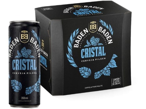 Cerveja Baden Baden Cristal Pilsen Lager - 6 Unidades Lata 350ml - Cerveja - Magazine