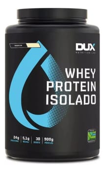 Whey Protein Isolado Dux Nutrition - Pote 900g Baunilha