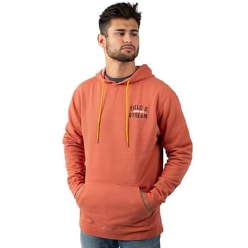 Field & Stream Moletom masculino com alça traseira, Buck Lockup/Rust