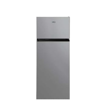 Geladeira Refrigerador HQ 230 Litros Duplex Defrost, Baixo Consumo A+++ Preto/Cinza HQ-230RDFS (220, Volts)