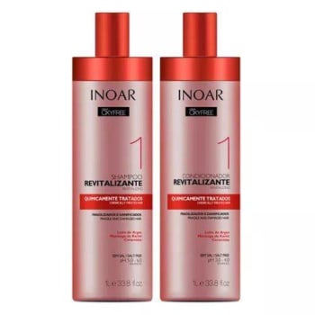 Kit Inoar Shampoo + Condicionador Oxyfree Quimicamente Tratados