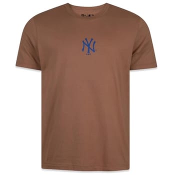 Camiseta New Era Casual MLB New York Yankees Marrom