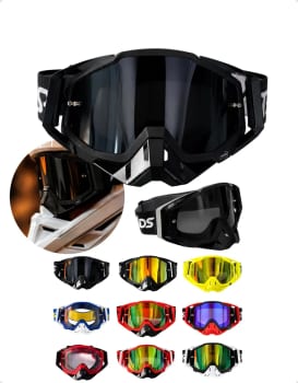 Óculos Motocross Enduro Trilha Importado Lente Espelhada Enduro Trends