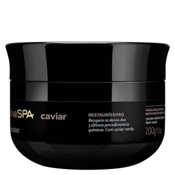 Nativa SPA Caviar Máscara Capilar para Cabelos Reparados, 200g