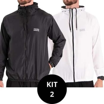Kit 2 Corta Vento Liso Rock Saints