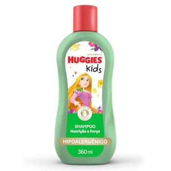 Shampoo Huggies Kids Nutrição e Força Enrolados 360 ml