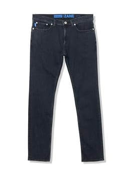 HUGO Calça jeans masculina Zane Extra Slim, Navy Zone, 35W / 32L