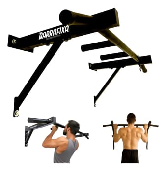 Barra Fixa De Parede Completa  Pull-up Interna E Externa