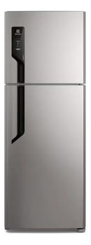 Geladeira Electrolux Frost Free com AutoSense 480L Efficient Duplex Inox Look TF71 Cor Prata