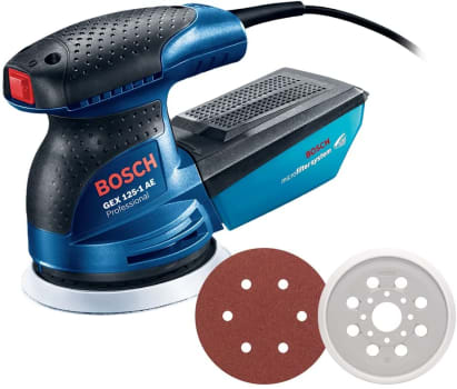 Lixadeira Orbital Bosch GEX 125-1 AE 250W 220V Coletor de pó