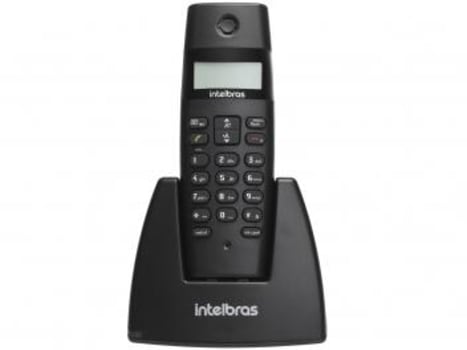 Telefone Sem Fio Intelbras TS 40 ID - Identificador de Chamada Preto 