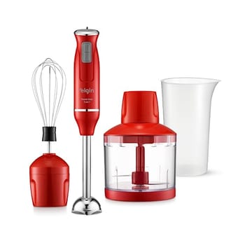 Mixer Power Inox 3 em 1 600W Elgin Vermelho 110V