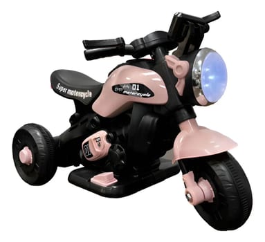 Moto Elétrica Infantil Mini First Custom 6V Zippy Toys Rosa