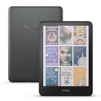 Apresentamos o Kindle Colorsoft Signature Edition (32 GB) - Com tela colorida, luz frontal autoadaptável, carregamento sem fio e bateria que dura