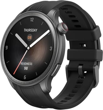 Relógio Inteligente Amazfit Balance 46mm A2287 ZEPP FOLOW Composição Corporal, GPS, Step Tracking, Alexa Built-In, Chamada Bluetooth, Duração da