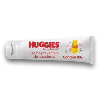 Creme de Assaduras Huggies Puro e Natural - 80 g