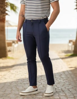 Calça Social Linho Masculina Casamento Ferias Na Praia