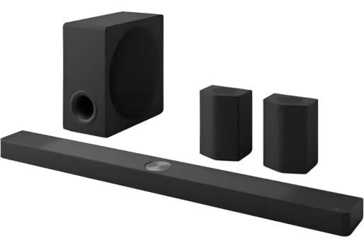 Soundbar LG S95TR Dolby Atmos, 600W, Som Potente e Imersivo, Subwoofer Sem Fio, Design Premium, Conectividade Avançada e Perfeita para Filmes e