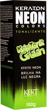 Keraton, Tonalizante, Neon Colors, 100g, Kriptonit Green