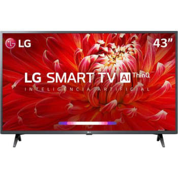 Smart TV Led 43" LG FHD Thinq AI Conversor Digital Integrado 3 HDMI 2 USB Wi-Fi - 43LM6300