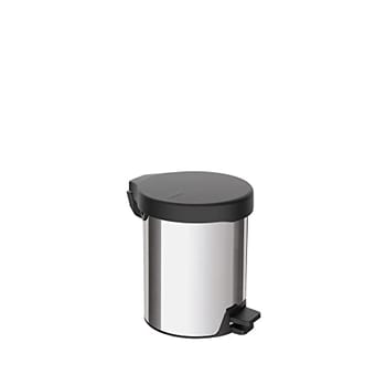 Lixeira com Pedal New Tramontina em aço inox com acabamento polido 5 L