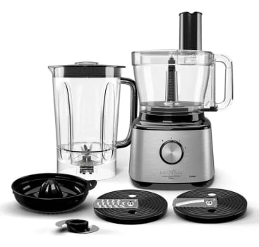 Multiprocessador Britânia 5 Em 1 Bmp2000 1300w Cor Prateado