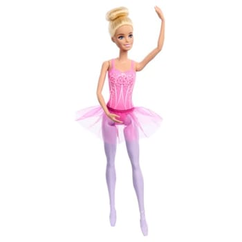 Barbie Bailarina Loira, Boneca com Tutu Removível, Corpete Decorado e Visual Clássico de Ballet Para Histórias Graciosas